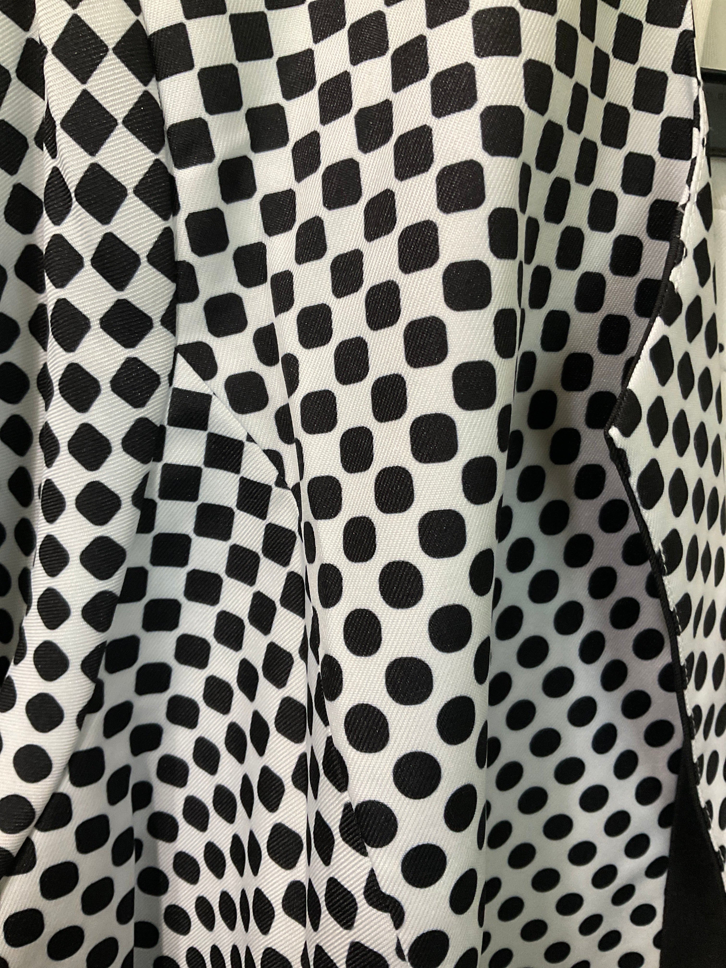 Bold & Sophisticated 3-Piece Polka Dot & Checkered Skirt Suit Set