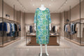 Vintage-Inspired Paisley Maxi Dress | Bright Blue & Lime Green